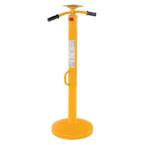 Vestil SJ-35-2H Steel Economy Trailer Stabilizing Jack with Powder Coat Safety Yellow Finish, 50000 lbs Capacity
