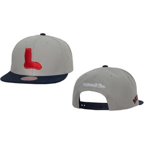 Mitchell & Ness Boston Red Sox New Evergreen Cooperstown Away Gray Blue Era Snapback Era Cap Cap in Kuwait