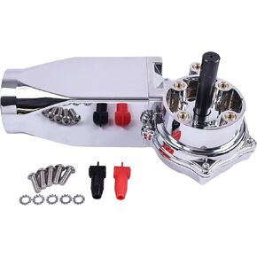Solarhome 12V 1.2 HP 60 RPM 60:1 900W Dump Truck Roll Tarp Motor with Chrome Cover