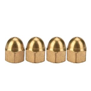 Brass Nuts, Cap Nuts Brass, M3- Brass Acorn Nut Kit Dome Head Cap Hex Nuts Set Vehicle Fasteners for Fix Tires and Axles(M3(20PCS))