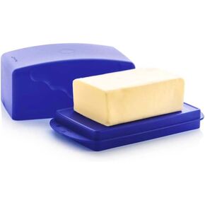 NewTupperware Impressions 1 lb Butter Dish Tokyo Blue
