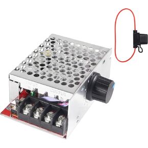 7-70V 30A PWM DC Motor Speed Controller Speed Control Switch Adjustable PWM Motor Speed Regulator with 30A Amp Fuse