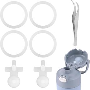 Bottle Lid Seal Ring & Replacement Stopper, Bpa-Free Silicone O Ring Gasket Plug Parts Accessories Compatible with Thermos Funtaine 16 oz/Ounce Stainless Steel Vacuum Insulated Water Bottle