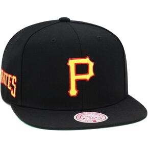 Mitchell & Ness Pittsburgh Pirates Cooperstown MLB Evergreen Snapback Hat Cap - Black