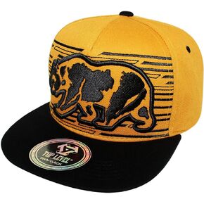 Men's Adjustable Cotton Snapback Cap 10 (N21CR337 TIMBLK)