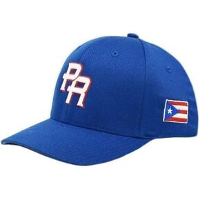 PR Embroidered Snapback Cap with Puerto Rico Flag