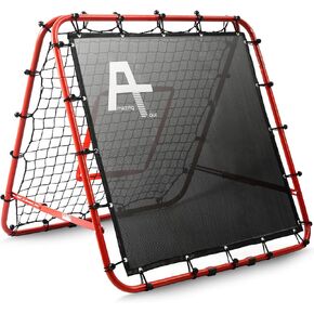 Double Sided Rebounder Net Soccer Training Equipment,Soccer Goal Kickback Target Adjustable for Kids Play Teaching Practise Equipment,Adjustable Portable Soccer Nets for Garden
