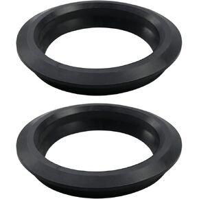 2 Pack 3" Flexible Rubber Tank Adapter (Bulkhead), Flexible Pipe-to-Tank Seal - Tank Adapter for Sealing