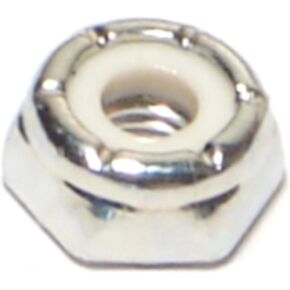 014973323219 Fine Thin Pattern Nylon Insert Lock Nuts, 10-32, Piece-10