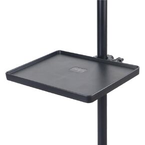 Vaguelly Microphone Stand Clamp on Rack Tray Holder Adjustable Table Mic Stand Tray Clamp On Utility Shelf Live Broadcast Microphone Mic Rack Stand for Live Streaming Karaoke Recording