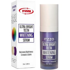 Purple Toothpaste for Teeth Whitening - Color Corrector & Stain Removal - Teeth Whitening Booster by ITZZO