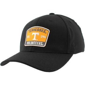 ZHATS Men's Standard NCAA Officially Licensed Fitted Hat ZH Patch Switchback Black, Medium