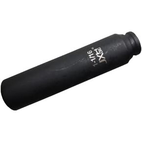 Heavy Duty 1/2" Drive 1-1/16" x 6.3" Long Truck Cage Bolt Socket, Extra Long Deep, Spring Brakes Bolts Socket, One-piece Non-welded, Heat Treated Cr-V Alloy Steel, 6-Point