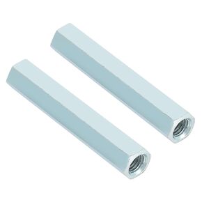 8 1.25 Coupling,M8 1.25 Coupling Nut,M8X1.25 Standoff,M8 X 1.25 Coupling Nut,M8 Coupling Nut,L25204Y 2Pcs M8 * 66 Long Rod Nut Hex Hexagonal Sleeve Nut Standoff Threaded Fasteners