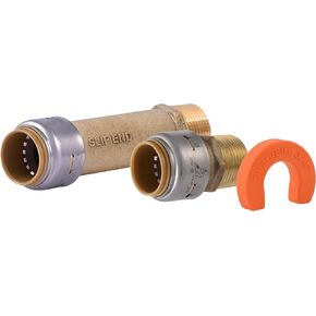 Sharkbite Max 3/4 بوصة × 3/4 بوصة Mnpt مجموعة توصيل ترشيح المياه ، ادفع لتوصيل تجهيزات السباكة النحاسية ، والنحاس ، أنبوب CPVC ، ur25561 in Kuwait