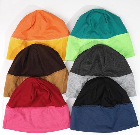 Qearl Slouchy Beanie Hat for Men Women Winter Warm Hats for Running Cycling Skull Cap in Saudi Arabia