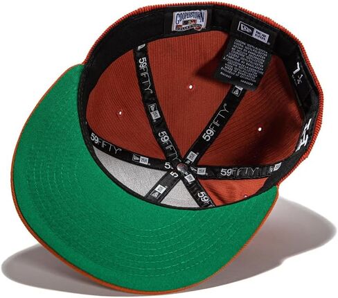 عصر جديد ميامي مارلينز 59Fifty Cooperstown 1997 World Series Side Patch Capted Corduroy Cap ، HAT in Saudi Arabia