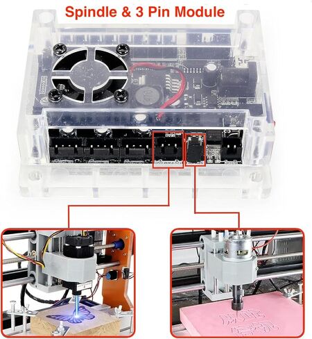 نقاش ، آلة نقش CNC ، لوحة التحكم في آلة قطع آلة القطع الطحن CNC Kit ، آلة جهاز التوجيه CNC ، 3 محور ، GRBL 1.1F منفذ USB اختياري الوحدة النمطية in Kuwait