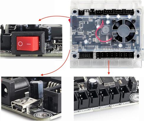 نقاش ، آلة نقش CNC ، لوحة التحكم في آلة قطع آلة القطع الطحن CNC Kit ، آلة جهاز التوجيه CNC ، 3 محور ، GRBL 1.1F منفذ USB اختياري الوحدة النمطية in Kuwait