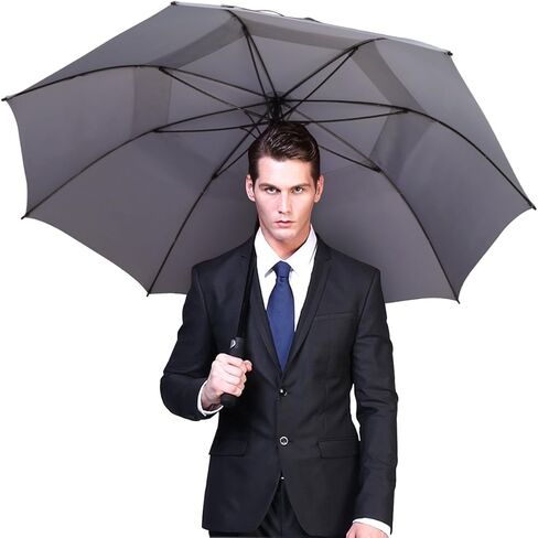G4Free 54/62/68 Inch Extra Large Oversized Golf Umbrella Heavy Duty Big Long Umbrella Automatic Open Windproof Waterproof Stick Rain Umbrellas for Men Women in Saudi Arabia