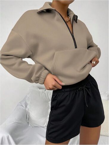 Sweatyrocks نصف سوينة سويضة من ذوي الأكمام طويلة الأكمام الطويلة in Saudi Arabia