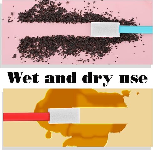 30 Pcs Disposable Crevice Cleaning Brushes Toilet Small Gaps Cleaner Detail Scrubing Brush Household Detailing Tools for Toilet Bowl Corner Window Door Track Stove Vent Fan Keyboard in Saudi Arabia