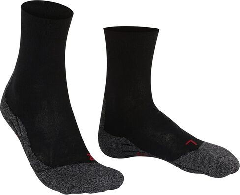 FALKE Men's TK2 Explore Sensitive Hiking Socks, Mid Calf, Medium Padding, Breathable Skin-Friendly, Merino Wool, 1 Pair in Kuwait
