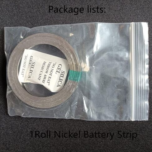 1Roll Nickel Strip Steel 0.15x8mm Nickel Tap 32ft for 18650 Battery Pack Spot Welding Electroplate Solution in Saudi Arabia