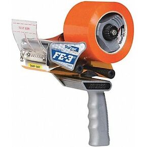 Shurtape 903251 FE-3 Folded-Edge 3" Hand Tape Dispenser for Manual Case Sealing Applications