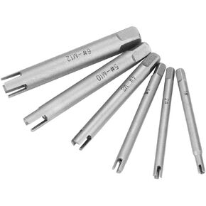Steel Broken Head Taps Extractor, Screw Remover Stripped Screw Tap Extractor Set for Everyday Home Repair Work(6 Pcs)