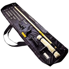 Ettore 04910 Professional Window Cleaning Kit Includes Carrying Case, REA-C-H Extension Pole, Scrape master Scraper, Stainless Steel Channels, Quick Release & Super System Handles (1-(Pack))