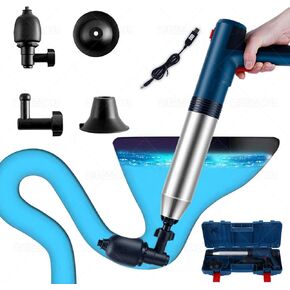 Electric Toilet Plunger, Swift High-Pressure Drain Unclogger for Toilets, Bathroom Floor, Drain Sinks and Plumbing Clogs, Versatile Home Toilet Clog Remover