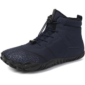 Barefoot Shoes Men Women Wide Toe Box Winter Minimalist Trail Runner Padded Warm Casual Hiking Cotton Boots Sneakers