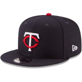 New Era Minnesota Twins MLB Basic Snapback Original Team Color Adjustable 950 Cap Navy Blue