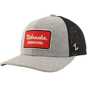 ZHATS Standard NCAA Officially Licensed Trucker Hat Carson Patch Brick Heather, One Size
