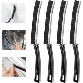 4 Pcs Hard Bristle Crevice Cleaning Brush, Multifunctional Gap Cleaning Brush Tool for Small Spaces Cleaning, Scrub Brush Suitable for Kitchen, Bathroom Faucets, Windows, Toilet, Tiles