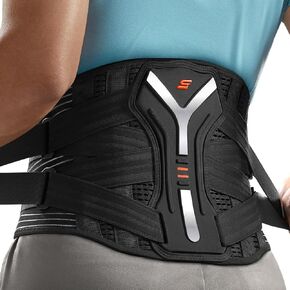 Back Brace for Lower Back Pain Relief with Y-Shaped Bionic Support System, Breathable Mesh Fabric Lumbar Support Belt for Men/Women, Immediate Relief from Sciatica, Herniated Disc, Scoliosis