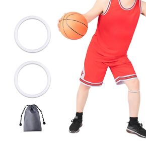 2pcs Patellar Tendon Support Strap Knee Band, Silicone Patella Knee Brace Elastic Knee Pain Strap for Basketball Running Hiking Jumpers Soccer Volleyball Sports (Fluorescent White)