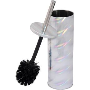 Bath Bliss Holographic Bowl Holder, Bathroom Cleaning, Strong Durable Bristle, Scrubs Hard to Reach Places Toilet-Brushes, 1 Pack