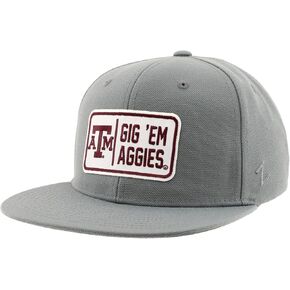 ZHATS Standard NCAA Officially Licensed Hat Flat Snapback Z11 Defer Gray, Grey, One Size