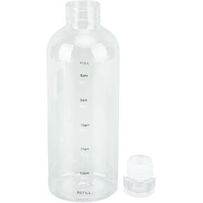Time Scale Water Bottle, 700ml Fashionable Minimalist Portable Leakproof Water Bottle for Outdoor Sports, Gym, Hiking, Music Festivals