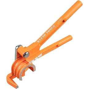 Klein Tools 51006 3-in-1 Tube Bender, 1/4, 5/16, and 3/8-Inch O.D. Tubing, Bends Soft Copper, Aluminum, Thin Wall Steel up to 180 Degrees