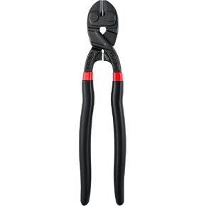 TOOLEAGUE 10-inch Mini Bolt Cutter,CR-V Blade with Recess, Security Lock,Compact Bolt Cutters with Comfortable Grip,Easily Cut Locks, Barbed Wire, Thick Wire,Bolts, Rods, Chain
