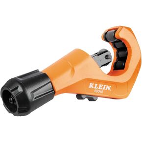 Klein Tools 50046 Constant Swing Tubing Cutter for Copper and Aluminum, 1/8 to 1 3/8-Inch O.D. with Deburring Tool and Replacement Blade