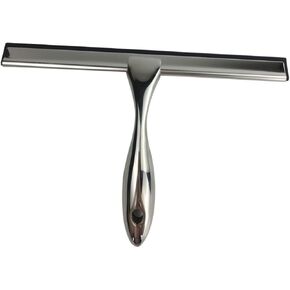 Stainless Steel Spatula Shower Squeegee Doors Bathroom Glass Mirrors All Purpose Shower Cleaner Tool Hooks Cleaning