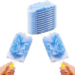 Duster Refills for Swiffer Heavy Duty Refill, Heavy Duty Electrostatic Duster (30 Count) + 2 Handle for Cleaning Home, Office, Furniture