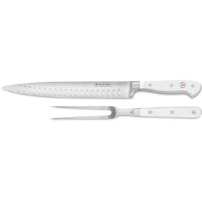 Wüsthof Classic White 2-Piece Carving Set