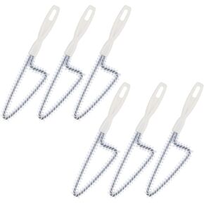6Pcs Crevice Cleaning Brush, Multifunctional Gap Cleaning Brush Hard bristled Cleaning Brush Window Grooves Sliding Door Track Cleaning Tool