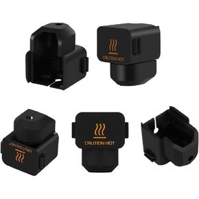 Set of 5 High-Temperature Silicone Socks for Hotend Heater Blocks - Compatible with Bambu Lab A1, A1 Mini 3D Printers