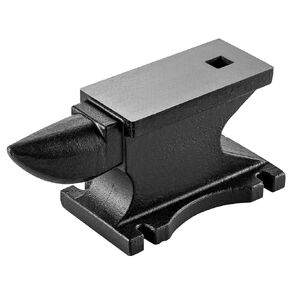 Cast Iron Anvil, 100lbs Single Horn Anvil, Anvils for Blacksmithing with Large Counterop, High Hardness Rugged Round Horn for Bending & Shaping Suit Forging for Blacksmith Tools-Black